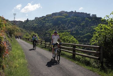 Tratto della pista ciclabile Paliano-Fiuggi